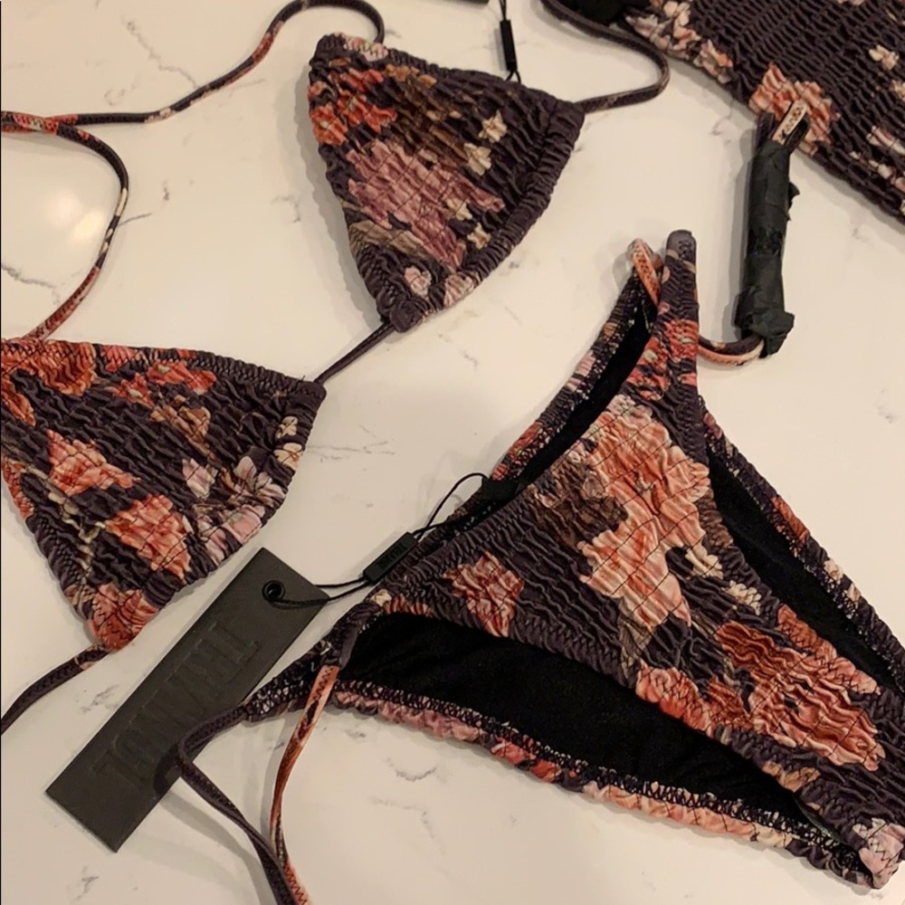 TRIANGL string bikini with matching bag